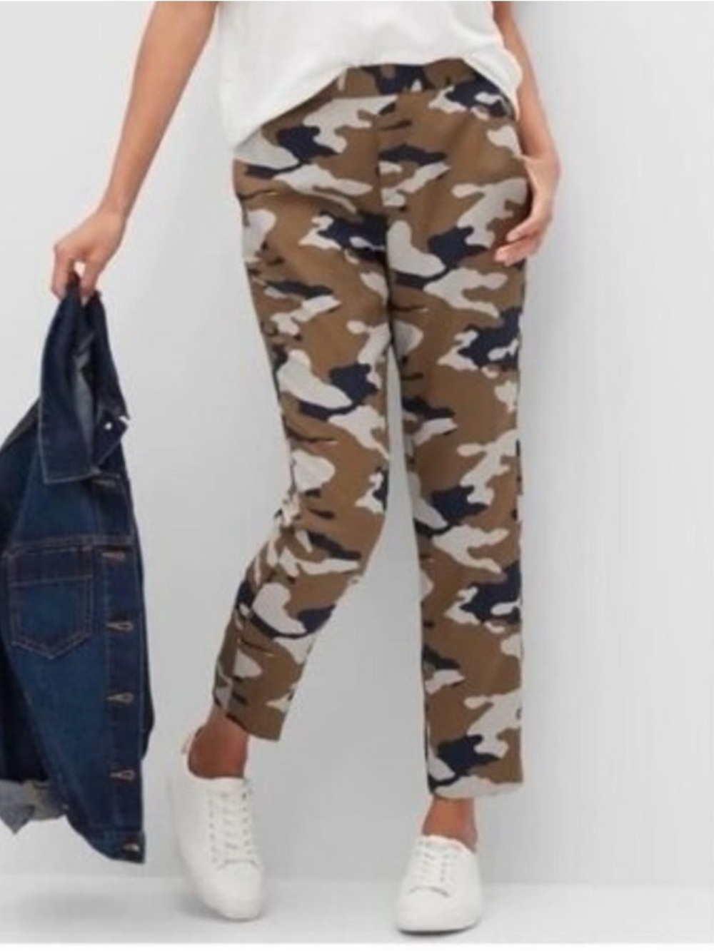 Banana Republic HAYDEN Camo Cargo Straight Leg Utility Military Streetwear Pants